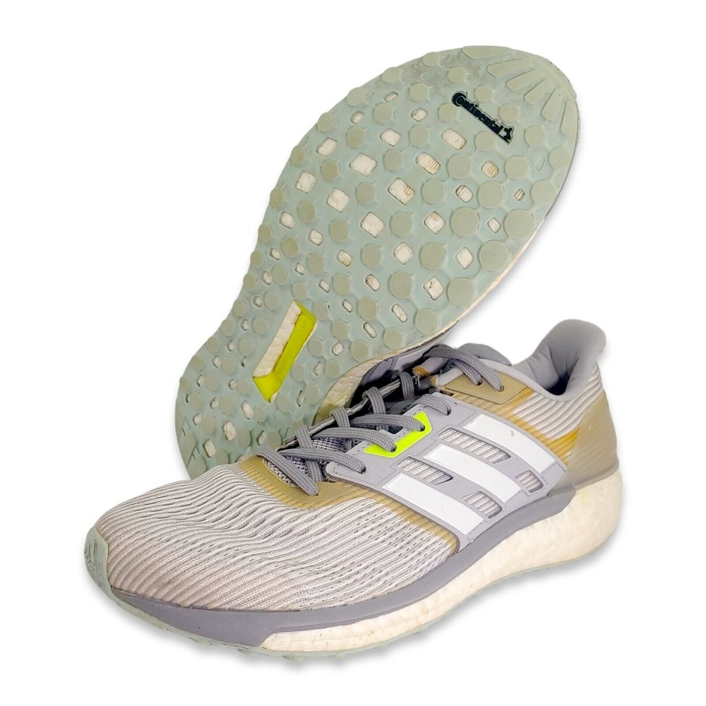 Adidas Womens Supernova Boost 789005 Gray White Running Shoes Sneakers Size 9.5